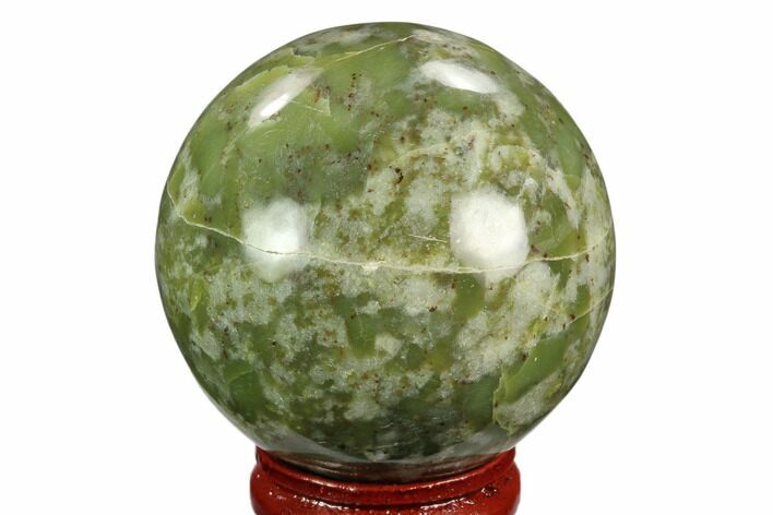 Polished Serpentine Sphere - Pakistan #124299